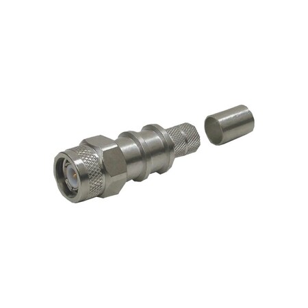 Times Microwave Systems TNC MALE STRGHT PLUG, 50 OHMCRIMP SLEEVE FOR, LMR-400 NO BRD TRIM EZ-400-TM-X